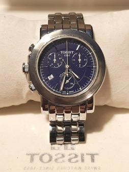 O Tissot 1853 Blu Man Watch Crono Acciaio Sapphire Swiss Mad