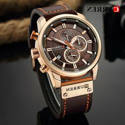 O Curren 2020 Uomo M-8291k43 Nautica-mare Acciaio Datario Cr