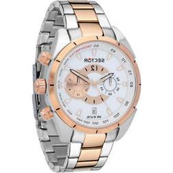 O Sector 330 Cronografo Uomo Acciaio Bicolor R3273794001