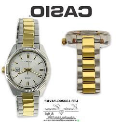 O Casio 3363 Ltp-1302sg-7avdf Da Donna Cassa Piccola Acciaio