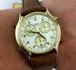 O Citizen 3560 Chrono Ultra Rare Vintage New Old Stock Japan