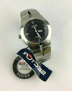 O Sector 470 Donna 3253470725 Acciaio 35mm Quartz Data New O