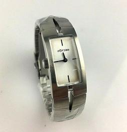 O Sector 480 Quarzo Swiss Donna Rettangolare Acciaio New Old