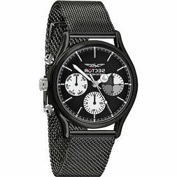 O Sector 660 R3253517003 Watch Maglia Milanese Nero Multifun