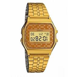 O Casio A-159wgea-9a Acciaio Dorato Gold Classico Vintage Co