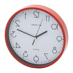 O A Muro Tondo In Plastica Diam. 25cm Rosso Da Parete Uffici