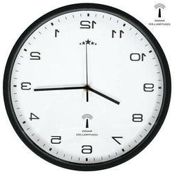 O A Parete Radiocontrollato Al Quarzo 31cm Bianco E Nero