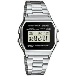 O Casio A158wa-1df Uomo Donna Unisex Vintage Classico Acciai