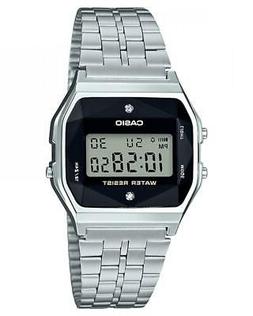 O Casio A159wad-1d Diamond Vintage Acciaio Uomo Donna Unisex