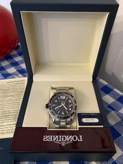O Longines Admiral Gmt Versione Xl Uomo Acciaio Bello Come U