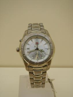 O Sector Adv 6500 38mm Acciaio Alarm Bianco Da Uomo W.r.100m