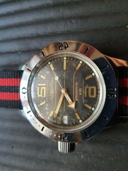 O Vostok Amphibia Amphibian Vintage Ussr Nos 200 Metri