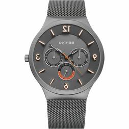 O Analogico Quarzo Multifunzione Con Bracciale In Acciaio