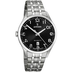 orologio analogico quarzo uomo con cinturino in