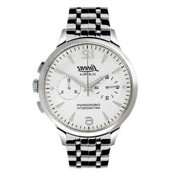 O Lorenz Anniversary Meccanico Chrono Acciaio Bianco - 42 Mm