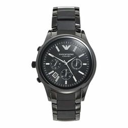 O Emporio Armani Ar1452 Ceramica Uomo Originale Nuovo 24 Mes