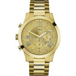 O Guess Atlas W0668g4 Watch Acciaio Cronografo Oro Dorato Uo