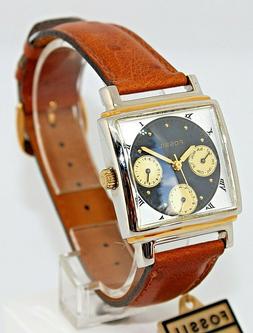 O Fossil Authentic Vintage Tg4027 Nuovo Quadrato Cinturino I