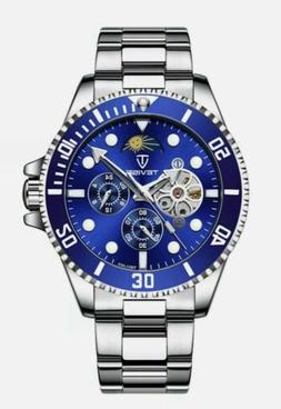 O Automatico Acciaio "tevise" Con Fasi Lunari. Cart.89&euro; *i