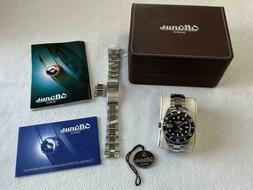 O Automatico Altanus Geneve 7972 Quadrante Nero Con Scatola