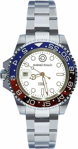 O Automatico Grand Geneve Bp240155 Ghiera Rossa/blu 43mm