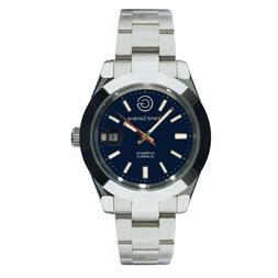O Automatico Grand Geneve Bp240162 Quadrante Blu 38mm