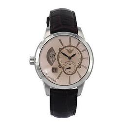 O Automatico Da Uomo Emporio Armani In Acciaio E Pelle Ref. 