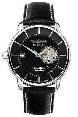 O Automatico Uomo Atlantic Cinturino In Pelle Nera 8470-2