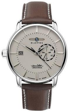 O Automatico Uomo Atlantic Cinturino In Pelle Braun 8470-5