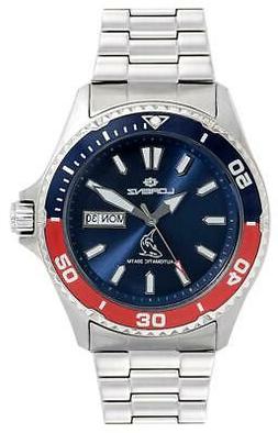 O Automatico Uomo Lorenz Shark 30010ff Bracciale Acciaio Blu