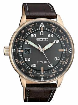 O Aviator Bm7393-16h Cassa Color Oro Cinturino In Pelle Eco-