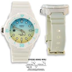 O Casio Bambino 3363 Lrw-200h-2e2vdr Baby Bianco In Plastica