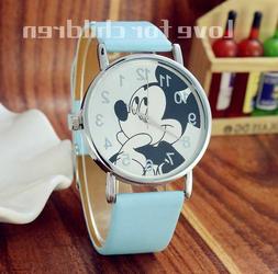 O Bambino Mouse Piccolo Topolino Blue Analogico Quadrante To