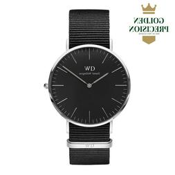 O Daniel Wellington Black Cornwall 40 Mm Uomo Dw00100149 Nyl