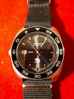 O Fossil Blue Stile Diver 100 Meters Quartz