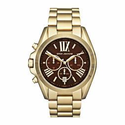O Michael Kors Bradshaw Mk5502 Crono Acciaio Gold/marrone Bo