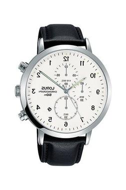 O Lorus By Seiko Classique Rm317ex9 Watch Pelle Nera Uomo Cr