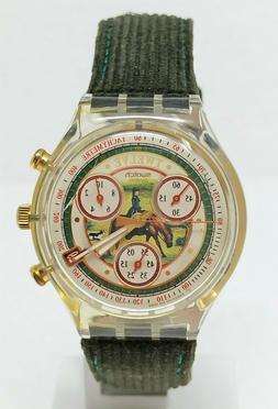 O Swatch Chrono Sck405 Watch Vintage Swatch Clock Chronograp
