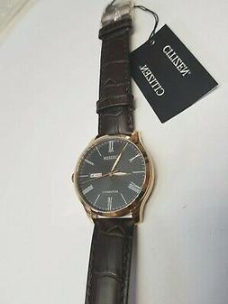 O Citizen Chronograph Alarm - Cinturino In Pelle