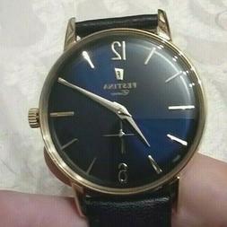 O Festina Classic Blu Oro Blue Gold F20249 Like New Come Nuo