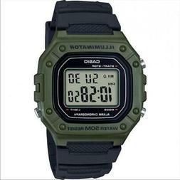 O Casio Colletion W-218h-3avef Cinturino Resina 5 Bar