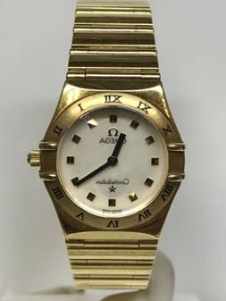 O Omega Costallation Quarzo Lady Oro 18ct 25mm Scontatissimo