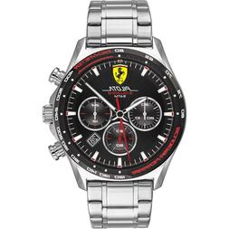 O Cronografo Acciaio Sportivo Uomo Scuderia Ferrari Pilota E