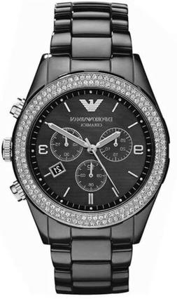 O Cronografo Emporio Armani Ar1455 Da Donna 43 Mm Originale 
