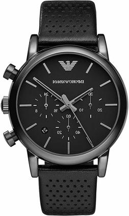 O Cronografo, Emporio Armani Ar1737 Cassa Di Acciaio Nera, O