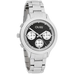 O Cronografo Da Donna Della Collezione Layered Silver E Nero