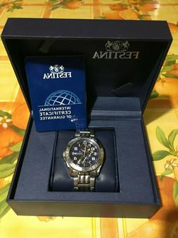 O Cronografo Quarzo Uomo Con Cinturino In Acciaio Inox F1649