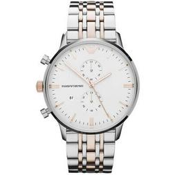 O Cronografo Uomo Emporio Armani Ar0399 - Cinturino In Accia