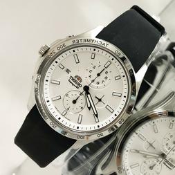 O Cronografo Uomo Orient Cinturino In Caucciu'