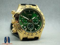 O Cronografo Uomo Tpw Daytona Style Gold/green